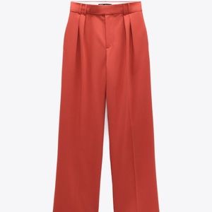 NWT. Brunch Party 🍾Zara Casual Chic💕 Pants. Beautiful Spring & Summer Color.
